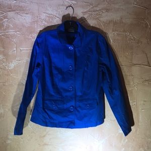 Chico’s Blue Jacket Size 1 / Medium